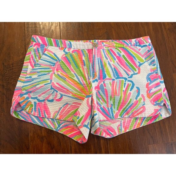 Lilly Pulitzer Adie Shell Shorts Size 6 - Picture 1 of 8